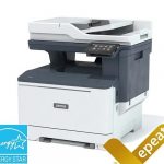 Impresora multifunción en color Xerox® C325 Certificaciones Energy Star y EPEAT Impresora multifunción en color Xerox® C325 con certificaciones Energy Star y EPEAT que se muestran en las esquinas inferiores izquierda y derecha, respectivamente.