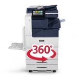 Xerox® Serie VersaLink® B7100, impresora monocromática con vista de 360 Xerox® Serie VersaLink® B7100, impresora monocromática en demostración virtual y vista de 360